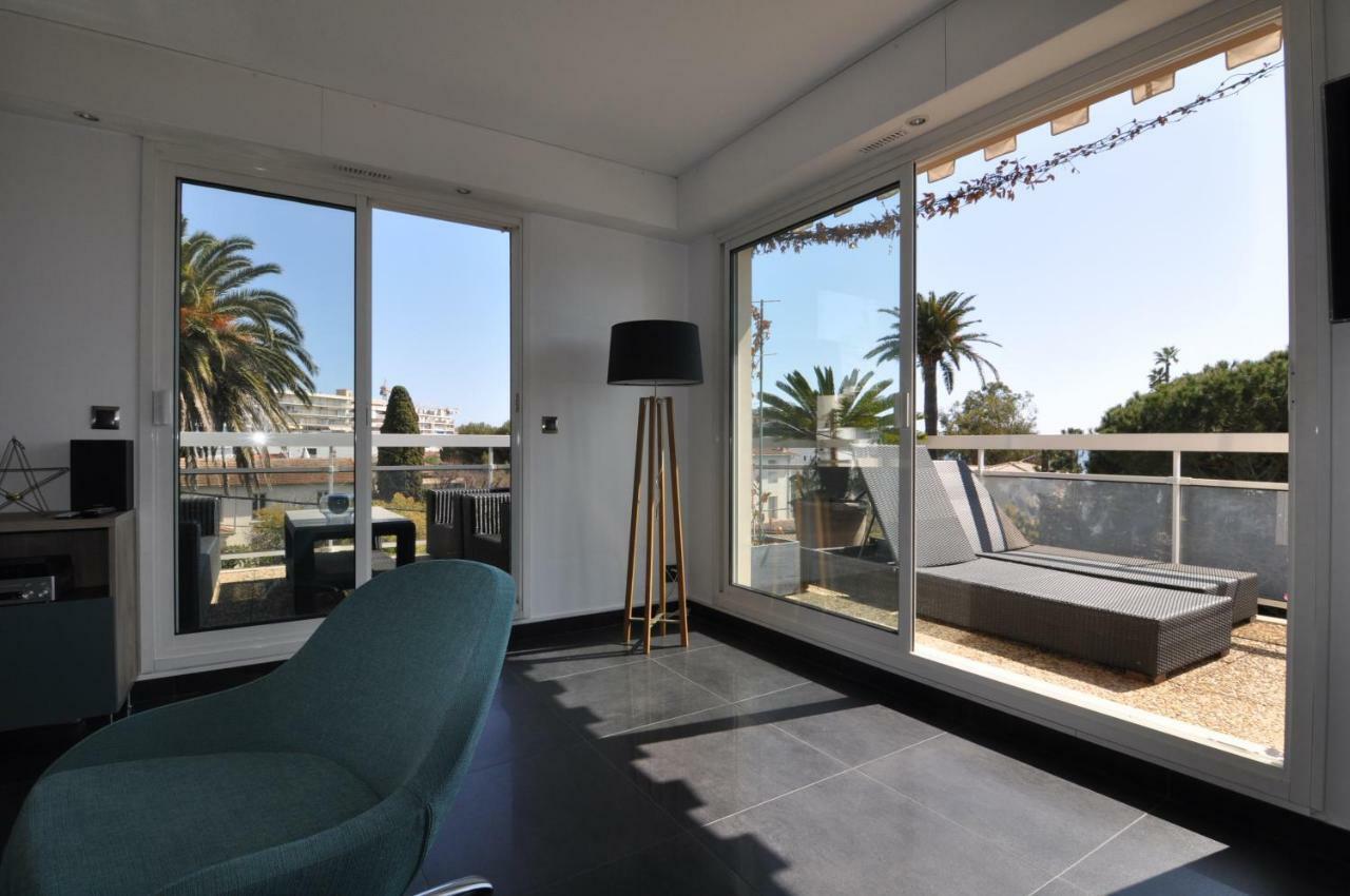 Gorgeous One-Bedroom Apartment With Terrace And Sea View -Stayinantibes- Bijou Plage Eksteriør bilde